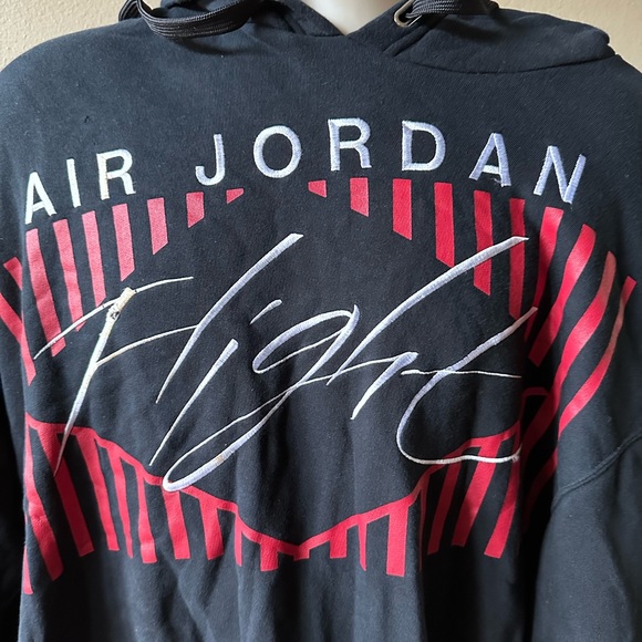 Air Jordan Flight Jumpman Hoodie Sweatshirt (2XL) Black - Picture 4 of 8